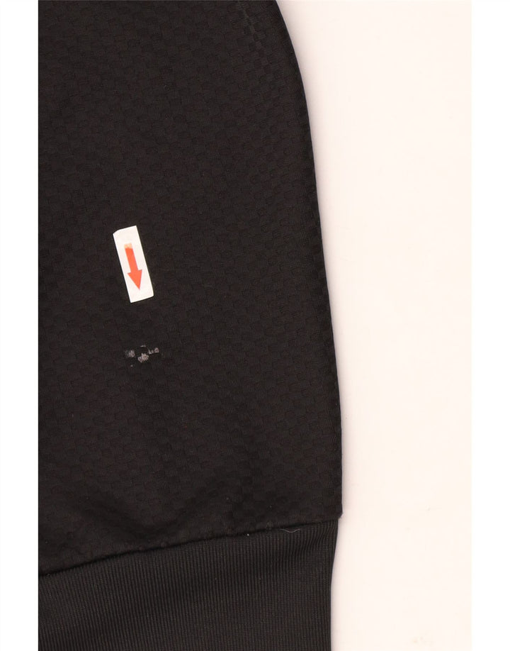 Felpa grafica da donna Adidas Jumper UK 12 Medium Nero Poliestere