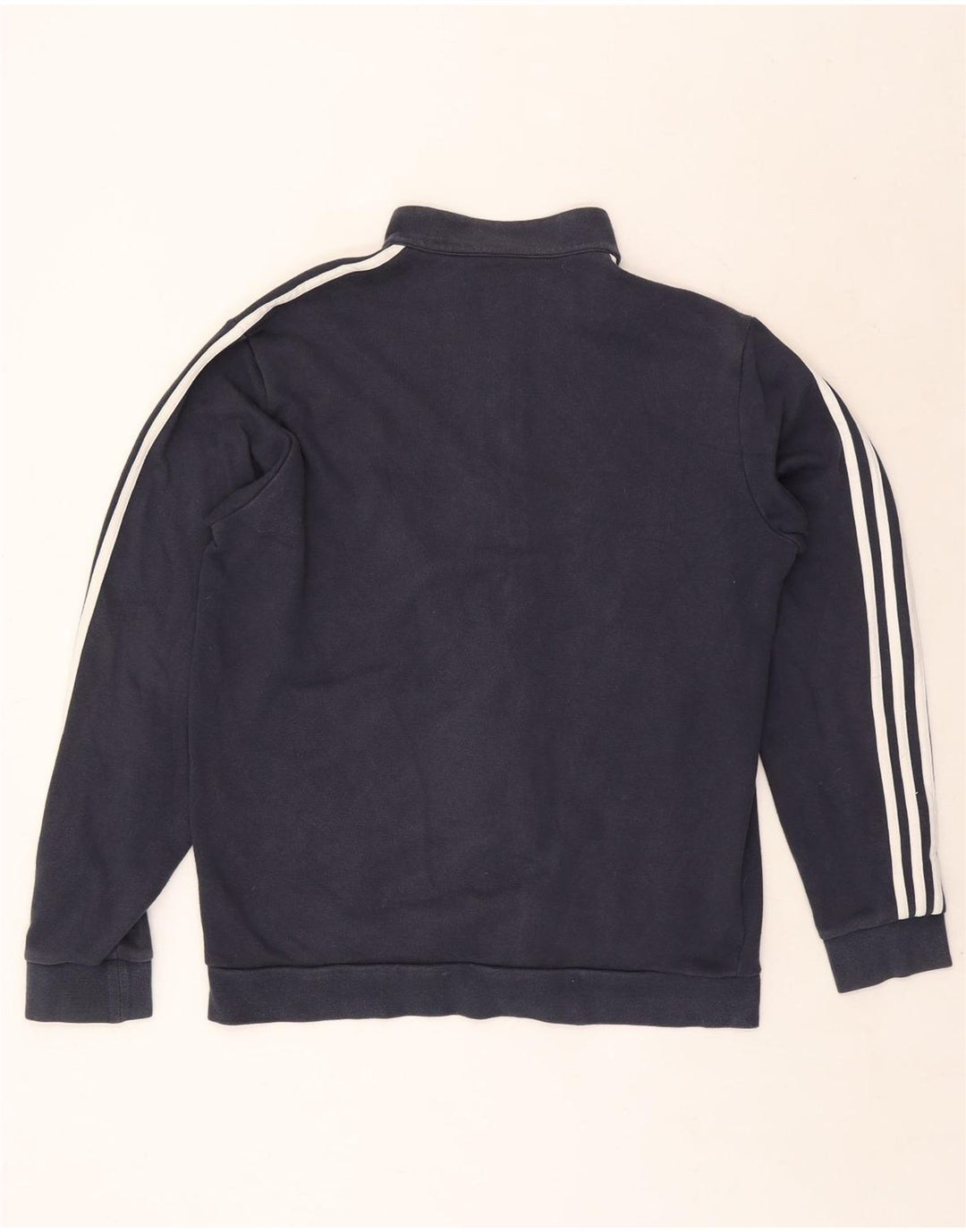 Giacca da ginnastica da uomo Adidas Large in cotone blu navy