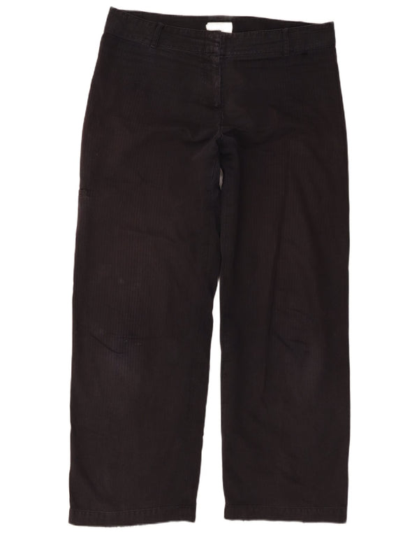 Pantaloni chino da donna Toast UK 14 Large W34 L30 Gessato blu navy