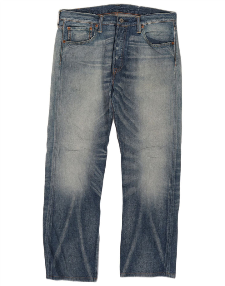 Jeans dritti da uomo Levi's 501 W34 L28 cotone blu