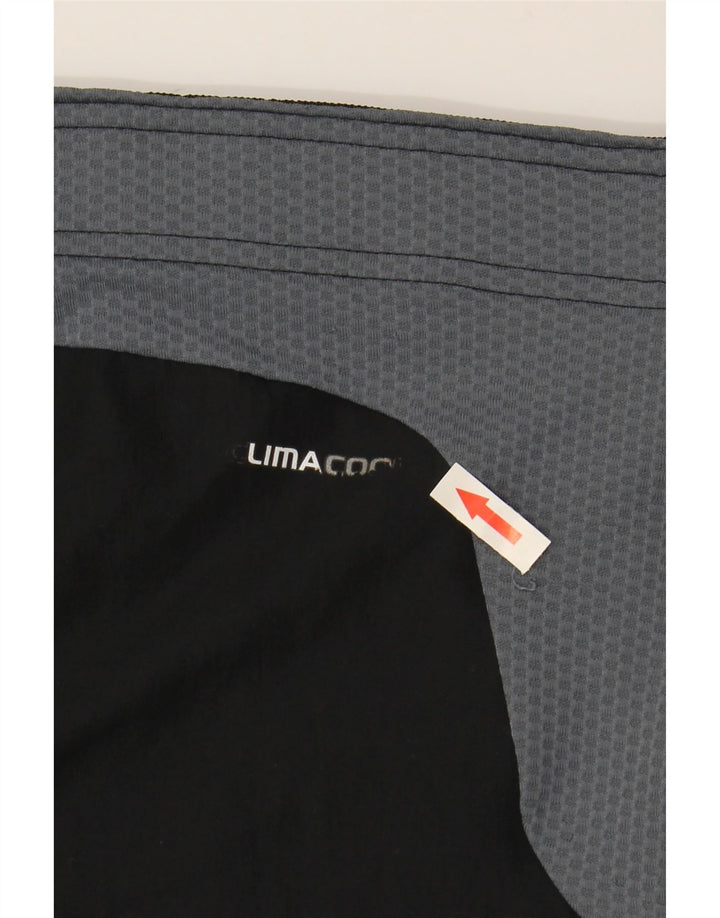 Pantaloncini sportivi ADIDAS Climacool da uomo grandi in poliestere nero