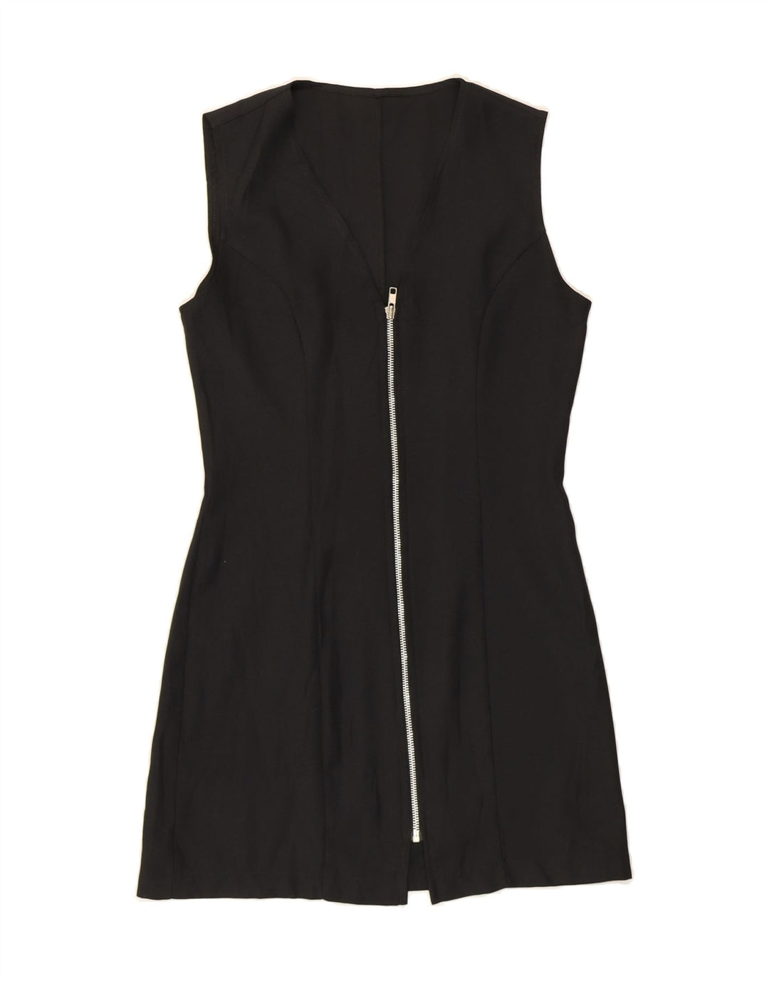VINTAGE Womens Sleeveless Sheath Dress UK 12 Medium Black Vintage Vintage and Second-Hand Vintage from Messina Hembry 
