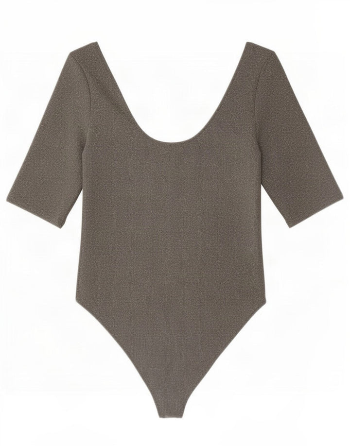 Body Zara da donna UK 14 grande grigio elastan