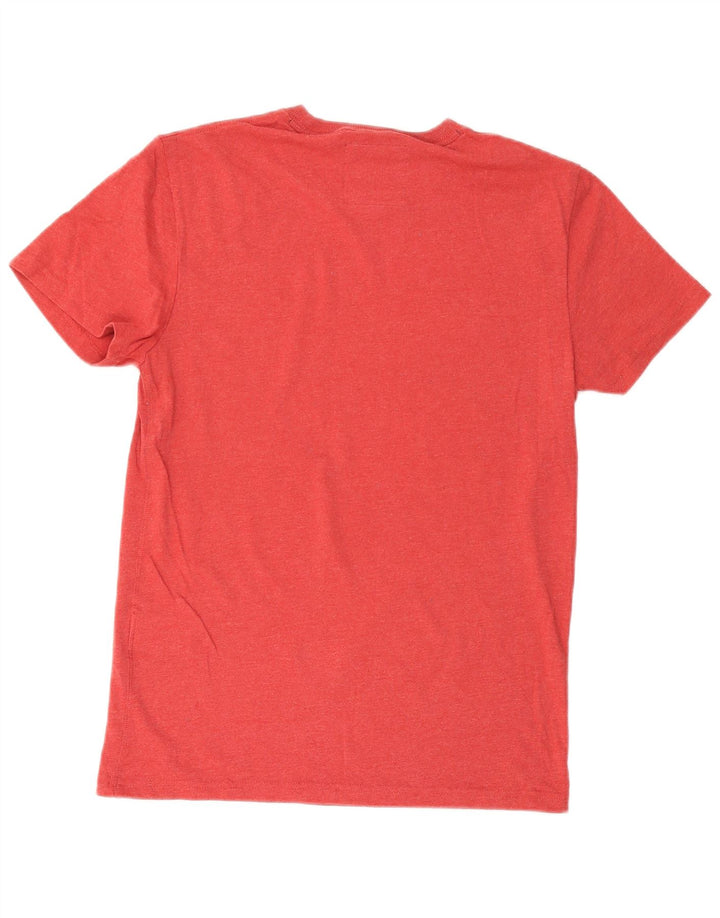 T-shirt grafica da uomo SUPERDRY Top piccola in cotone rosso