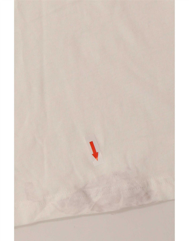 T-shirt da uomo Adidas Top 2XL cotone bianco