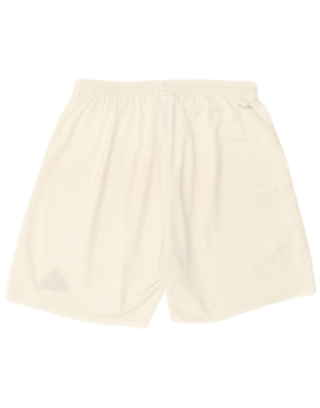 Pantaloncini sportivi Adidas Climalite da uomo di colore bianco medio in poliestere