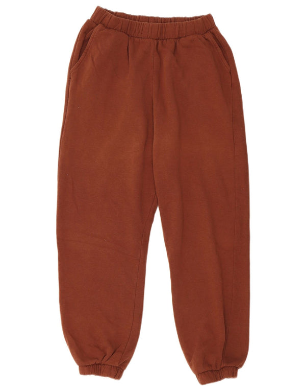 Pantaloni da tuta corti da donna Zara, pantaloni da jogging UK 12, cotone marrone medio