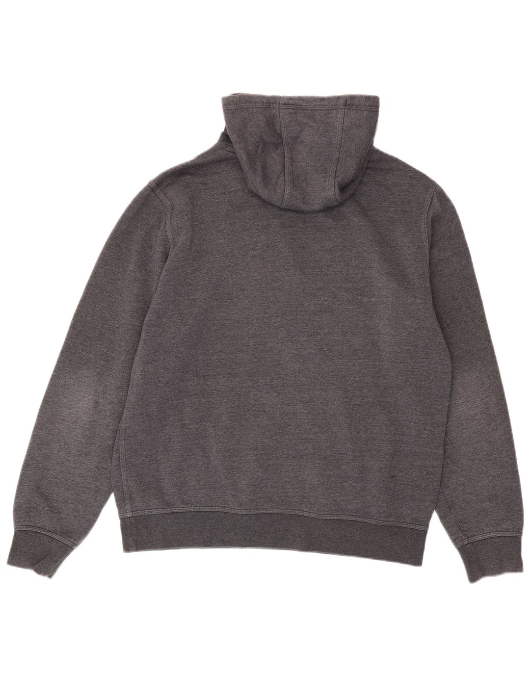 HURLEY Mens Graphic Hoodie Jumper Medium Grey Cotton