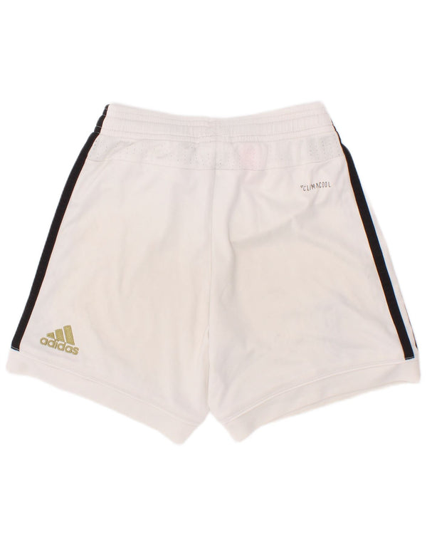 Pantaloncini sportivi Adidas Juventus Graphic Sport da ragazzo 7-8 anni in poliestere bianco