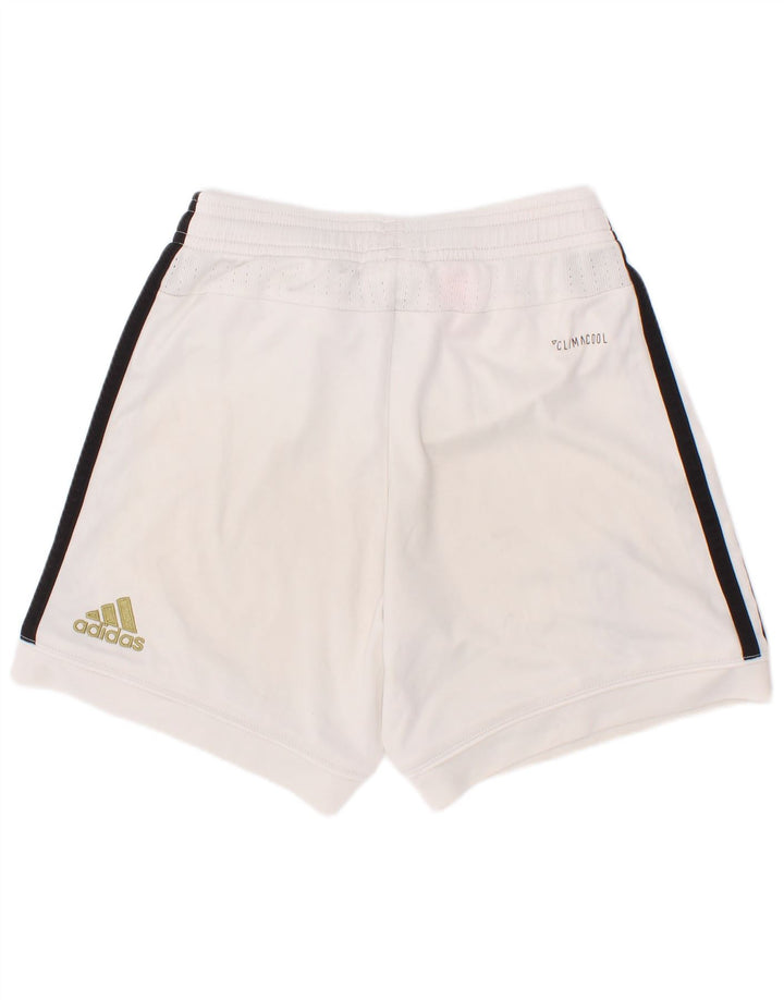 Pantaloncini sportivi Adidas Juventus Graphic Sport da ragazzo 7-8 anni in poliestere bianco