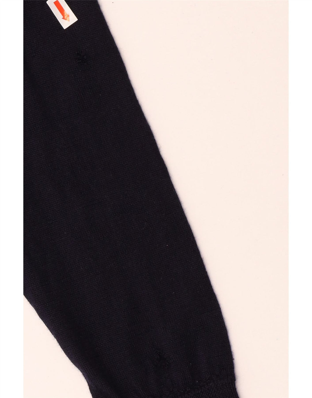 Maglione maglione girocollo da uomo Lacoste taglia 4 medio blu navy lana vergine