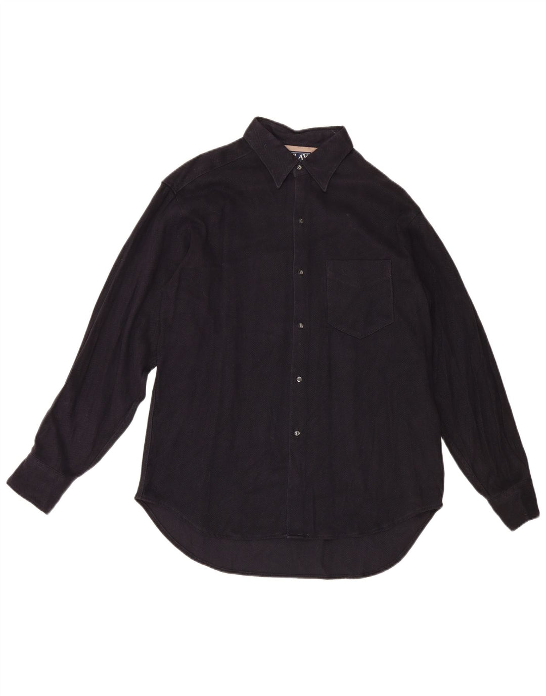 Camicia da uomo Replay Large in viscosa Chevron blu navy
