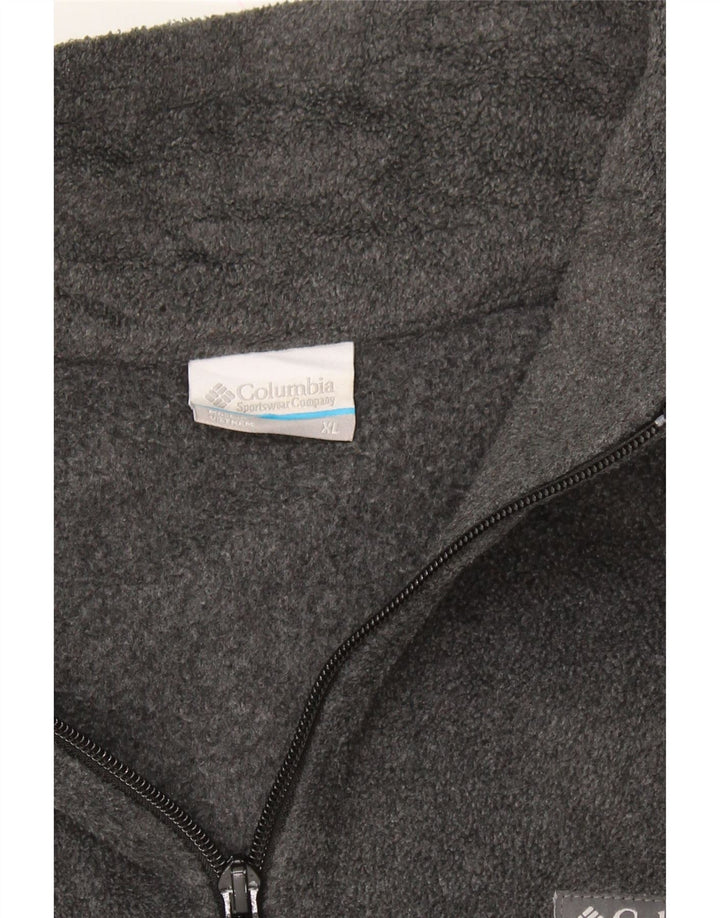 COLUMBIA Womens Fleece Jacket UK 18 XL Grey Polyester Vintage Columbia and Second-Hand Columbia from Messina Hembry 