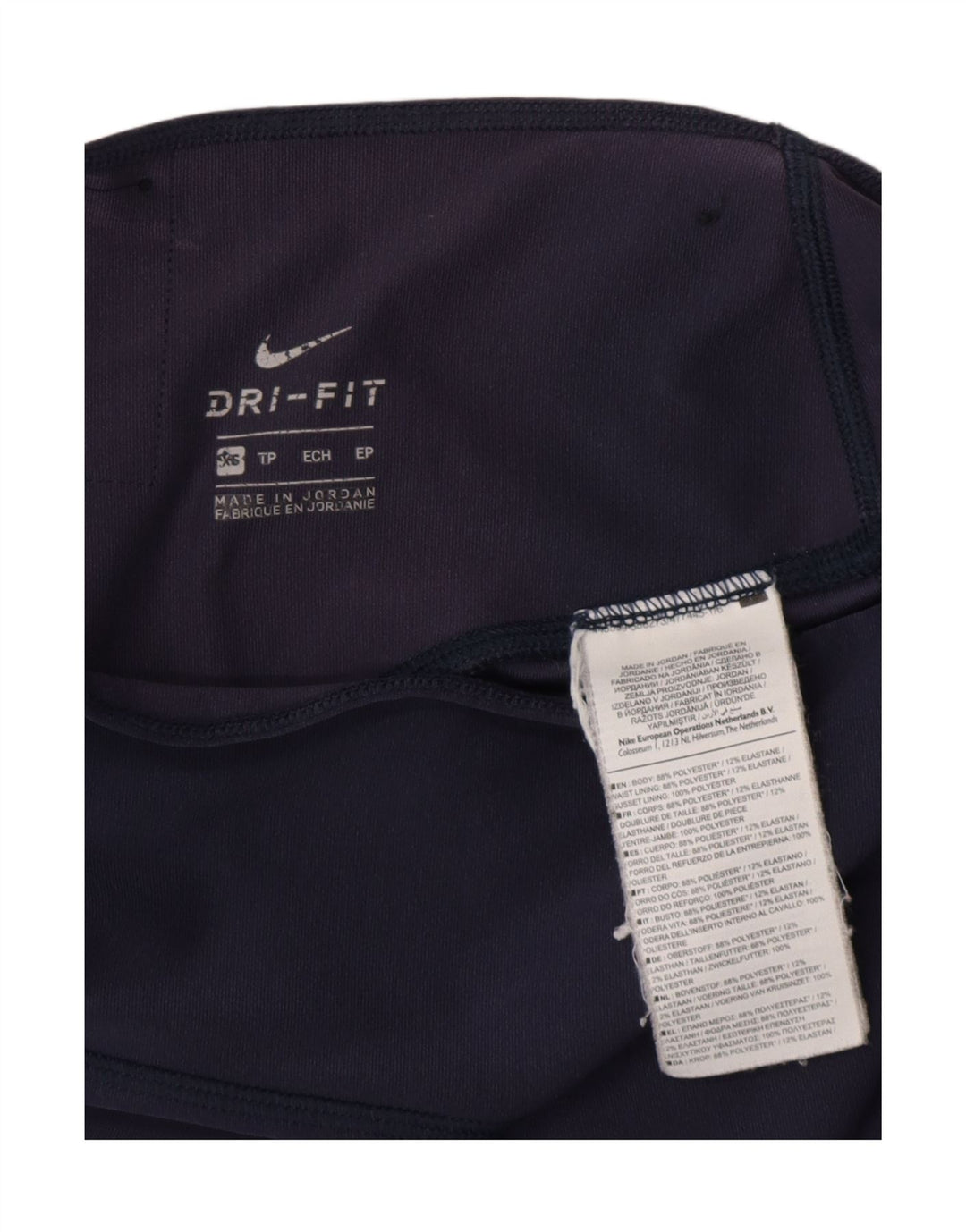 Leggings Dri Fit da donna NIKE UK 6 XS poliestere blu navy