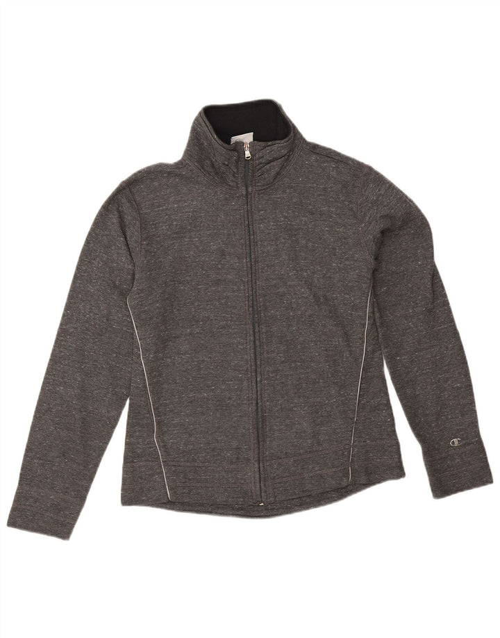 Giacca da tuta da donna Champion UK 10 Small Cotone chiazzato grigio