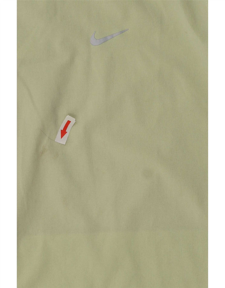 Giacca antipioggia con cappuccio da donna Nike UK 18 XL verde poliestere
