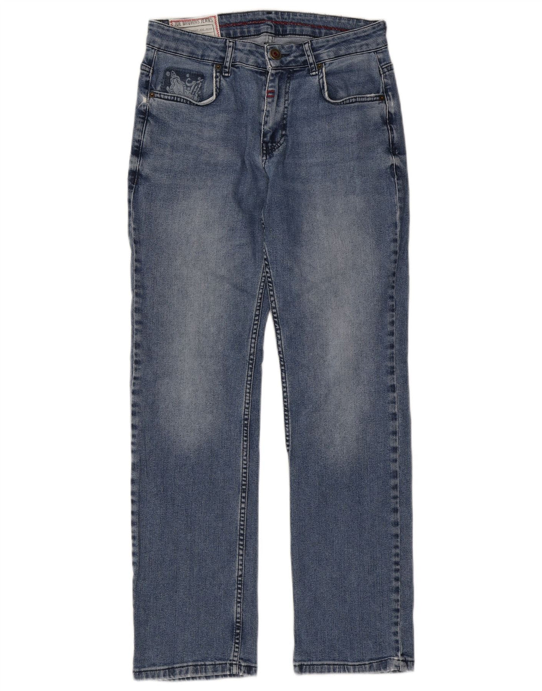 JOE BROWNS Womens Straight Jeans W30 L29 Blue Cotton