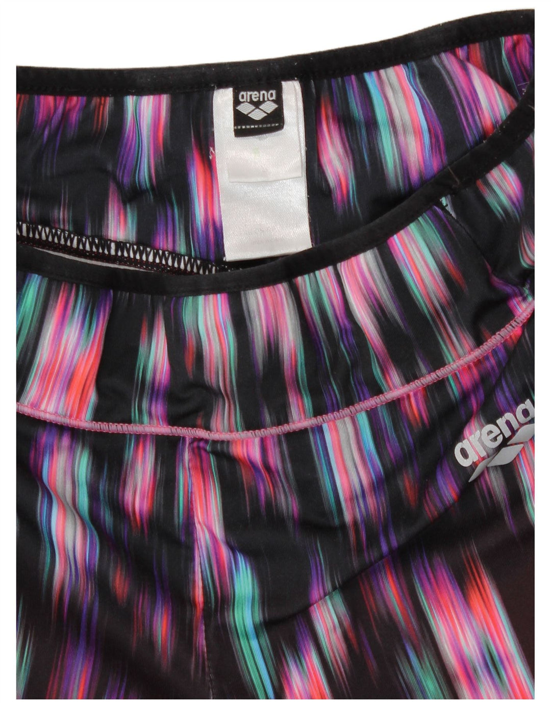 Arena Capri da donna con motivo astratto, leggings UK 10 piccoli, multicolore