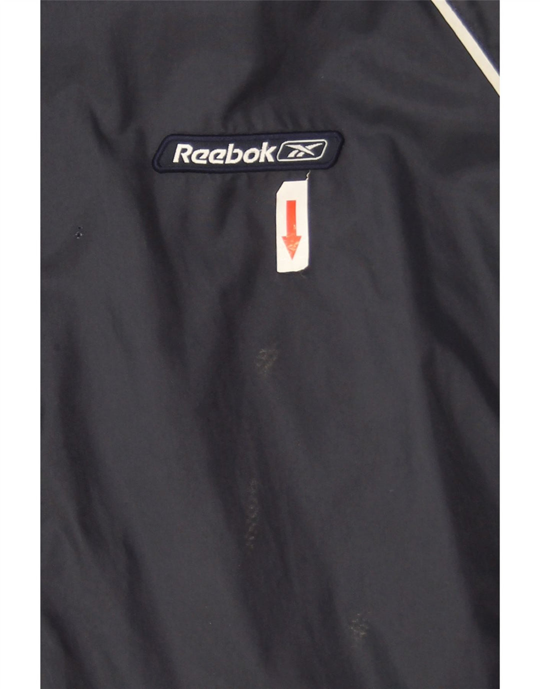 Giacca antipioggia da uomo Reebok UK 40 Large Navy Blue Nylon