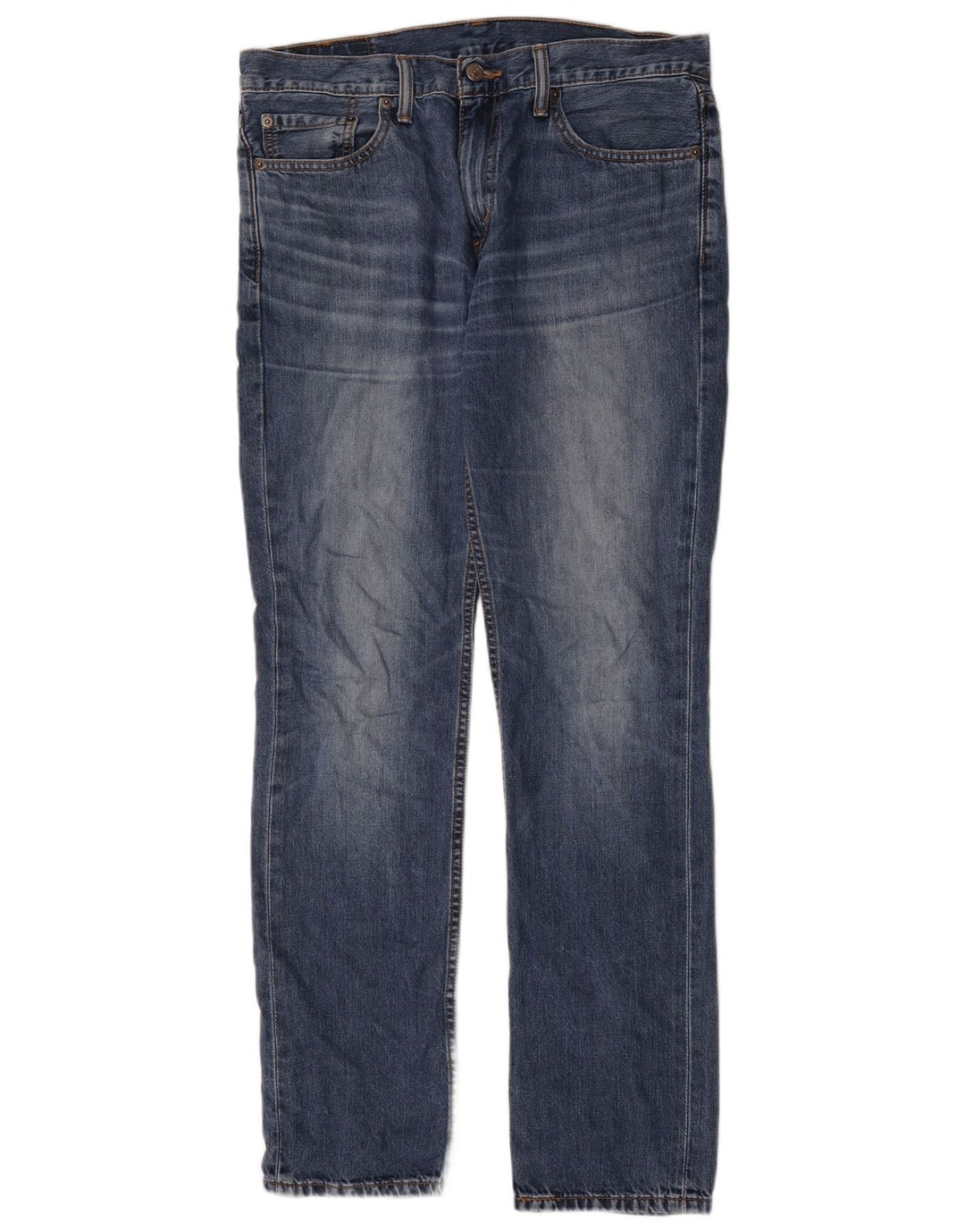 Levi's Uomo 511 Slim Jeans W33 L32 Cotone Blu