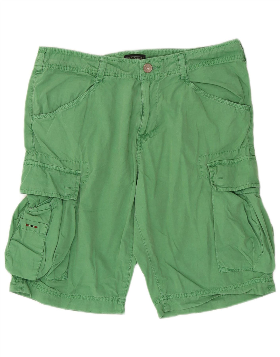 Pantaloncini cargo da uomo Napapijri W33 in cotone verde medio
