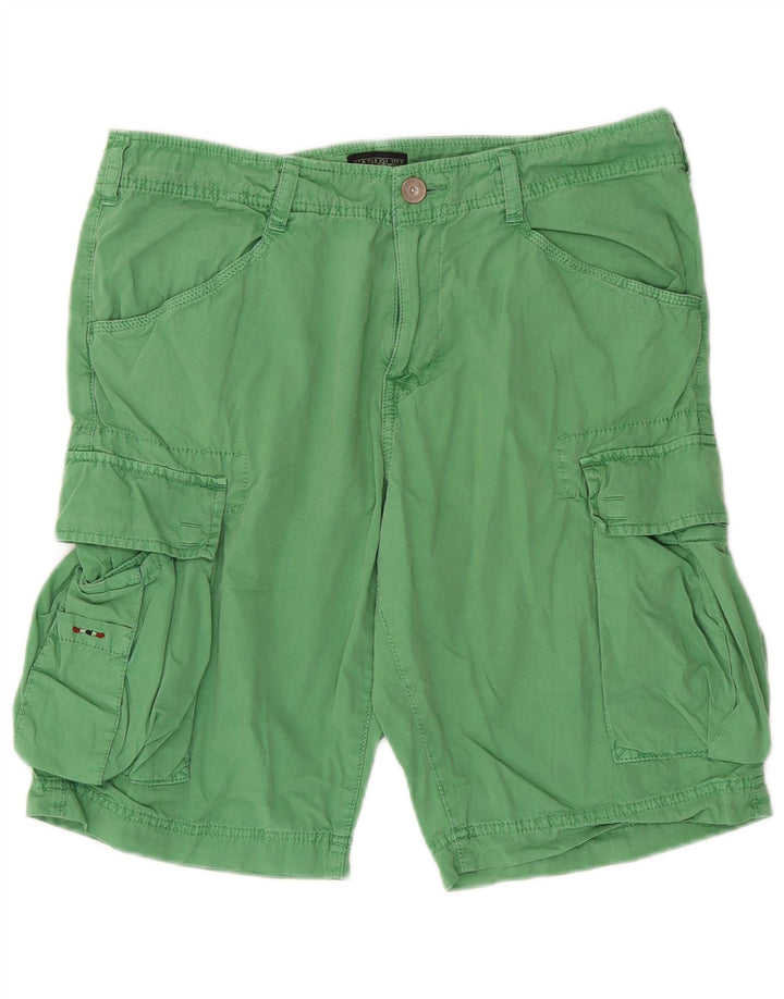 Pantaloncini cargo da uomo Napapijri W33 in cotone verde medio