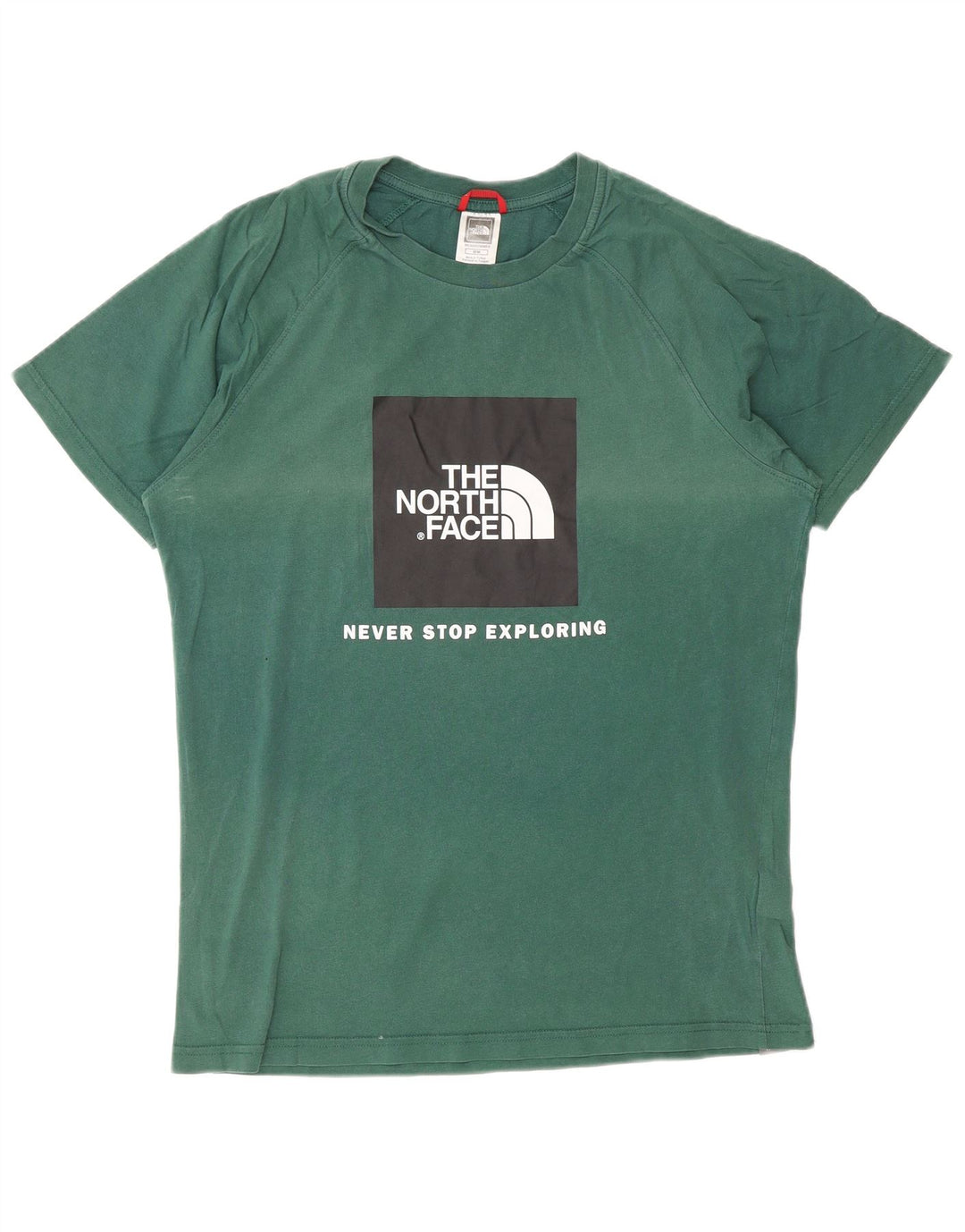 THE NORTH FACE T-shirt grafica da uomo Top in cotone verde medio