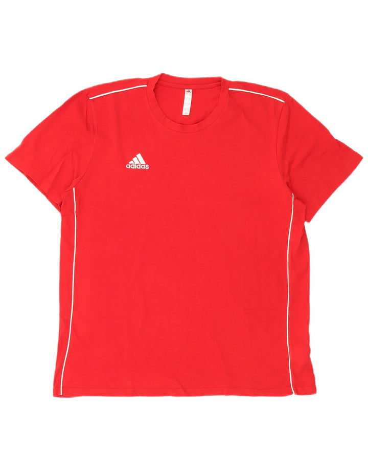 T-shirt da uomo Adidas Top XL rossa in cotone