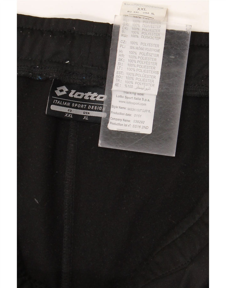 Pantaloni da tuta da uomo Lotto Joggers XL Poliestere nero