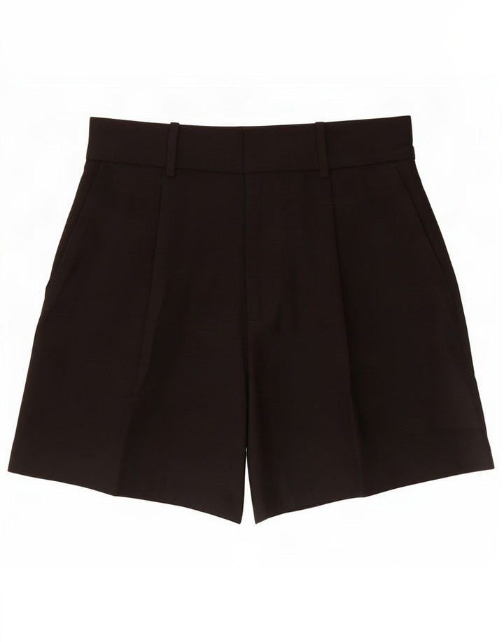 Pantaloncini chino con pegging da donna Zara medi W28 poliestere nero