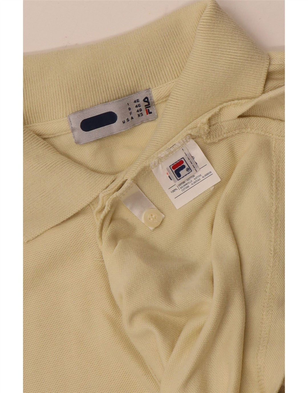 Polo Uomo Fila IT 46 Small Cotone Beige