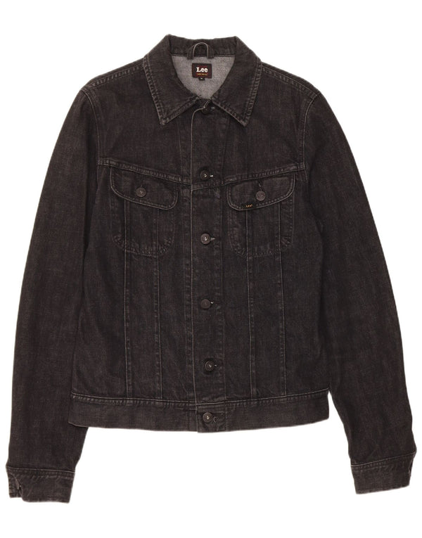 Giacca di jeans da uomo Lee UK 38 cotone nero medio