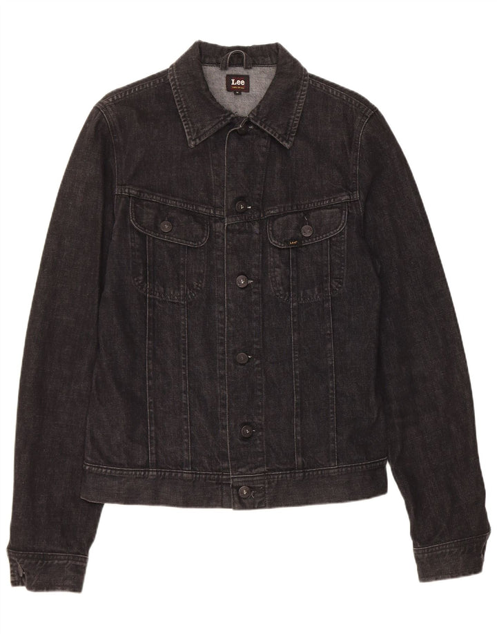 Giacca di jeans da uomo Lee UK 38 cotone nero medio