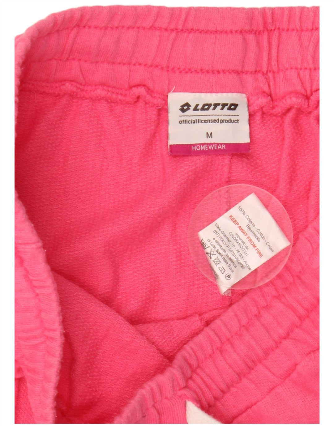 Pantaloncini sportivi da donna Lotto UK 12 cotone rosa medio