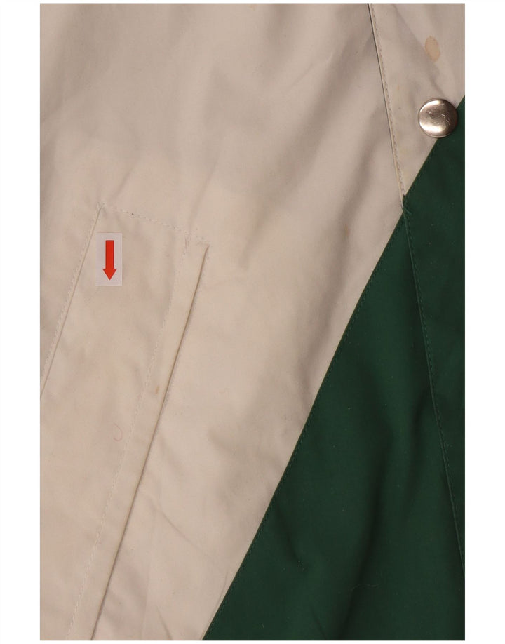 Giubbotto bomber con cappuccio da uomo Patriot UK 36 piccolo cotone color block verde