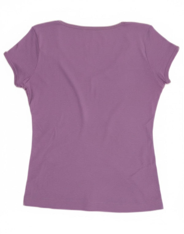 T-shirt Champion da donna Heritage Fit UK 12 viola medio