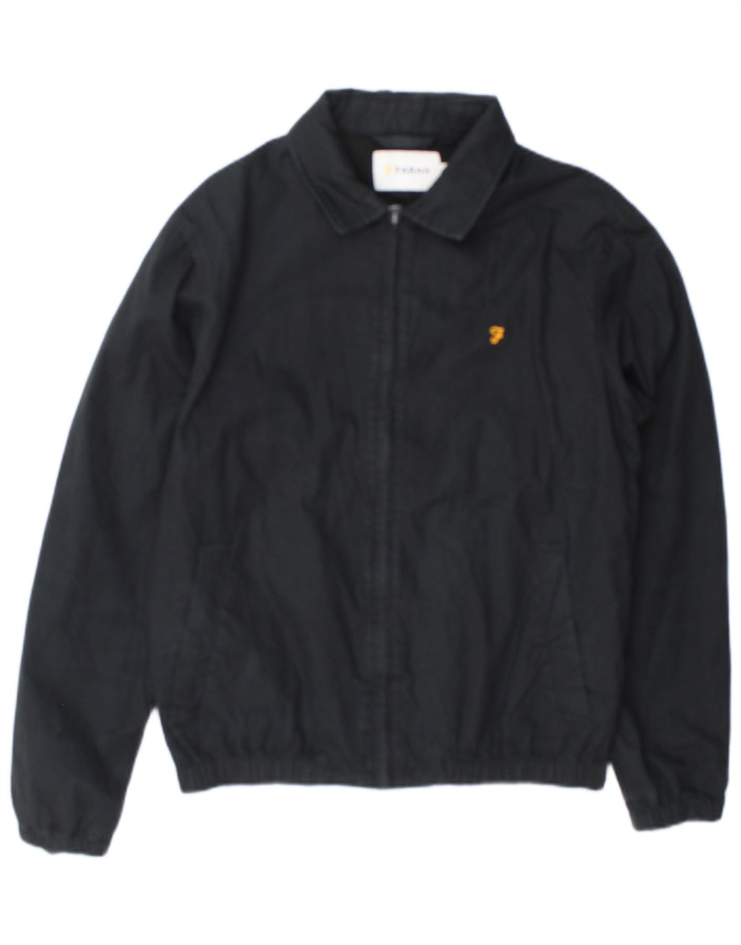Giacca bomber da uomo Farah UK 36 piccolo cotone nero