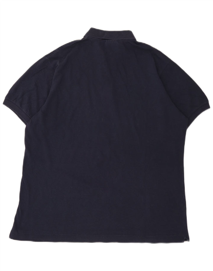 Polo da uomo Lacoste taglia 5 grande in cotone blu navy