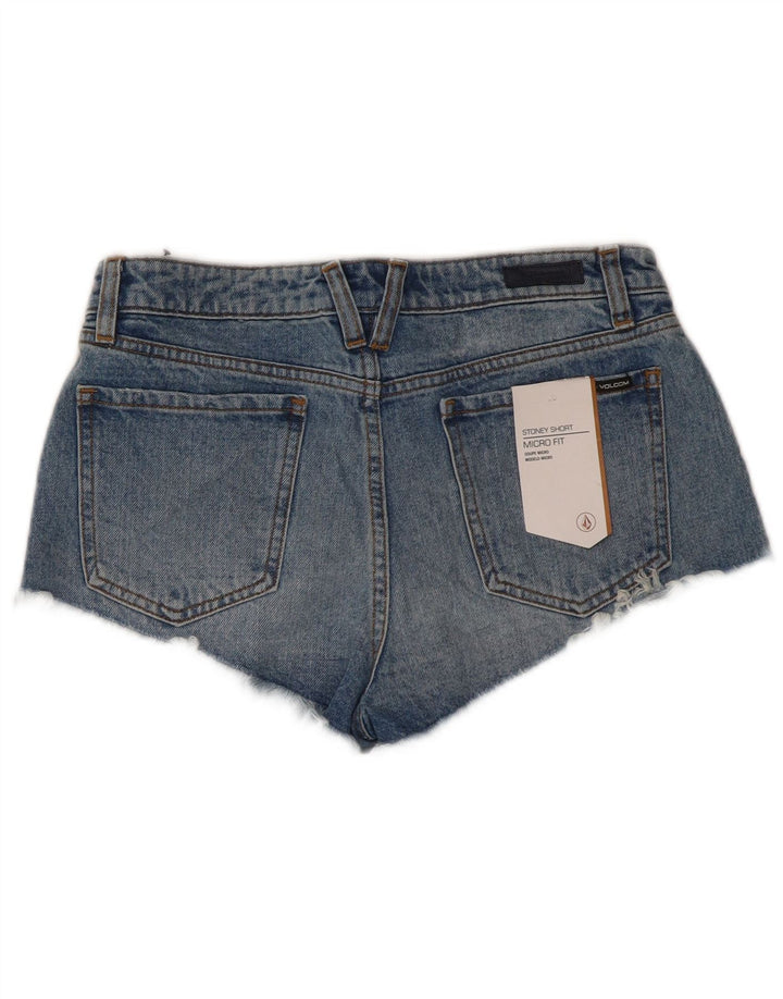 Pantaloni caldi da donna Volcom W27 piccoli in cotone blu