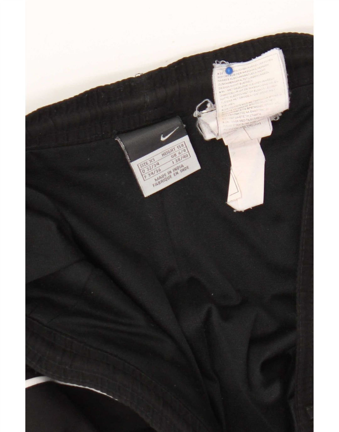 Pantaloni della tuta da donna Nike UK 6/8 XS poliestere nero