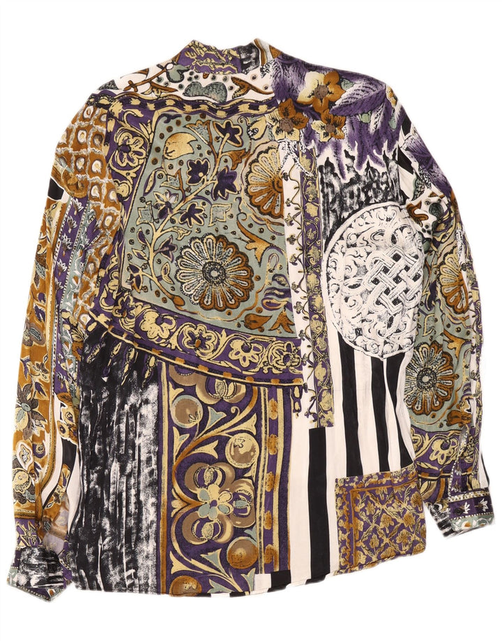 Camicia pullover da uomo BOOGIE XL patchwork bianco