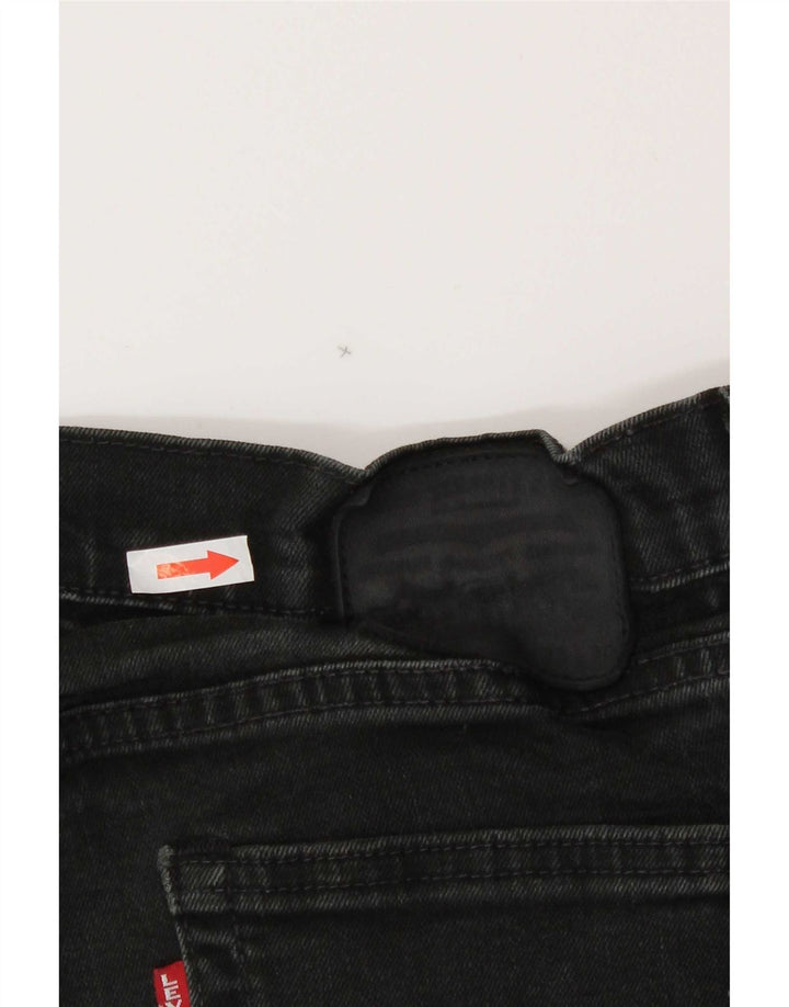 Jeans dritti da uomo Levi's W33 L30 cotone nero