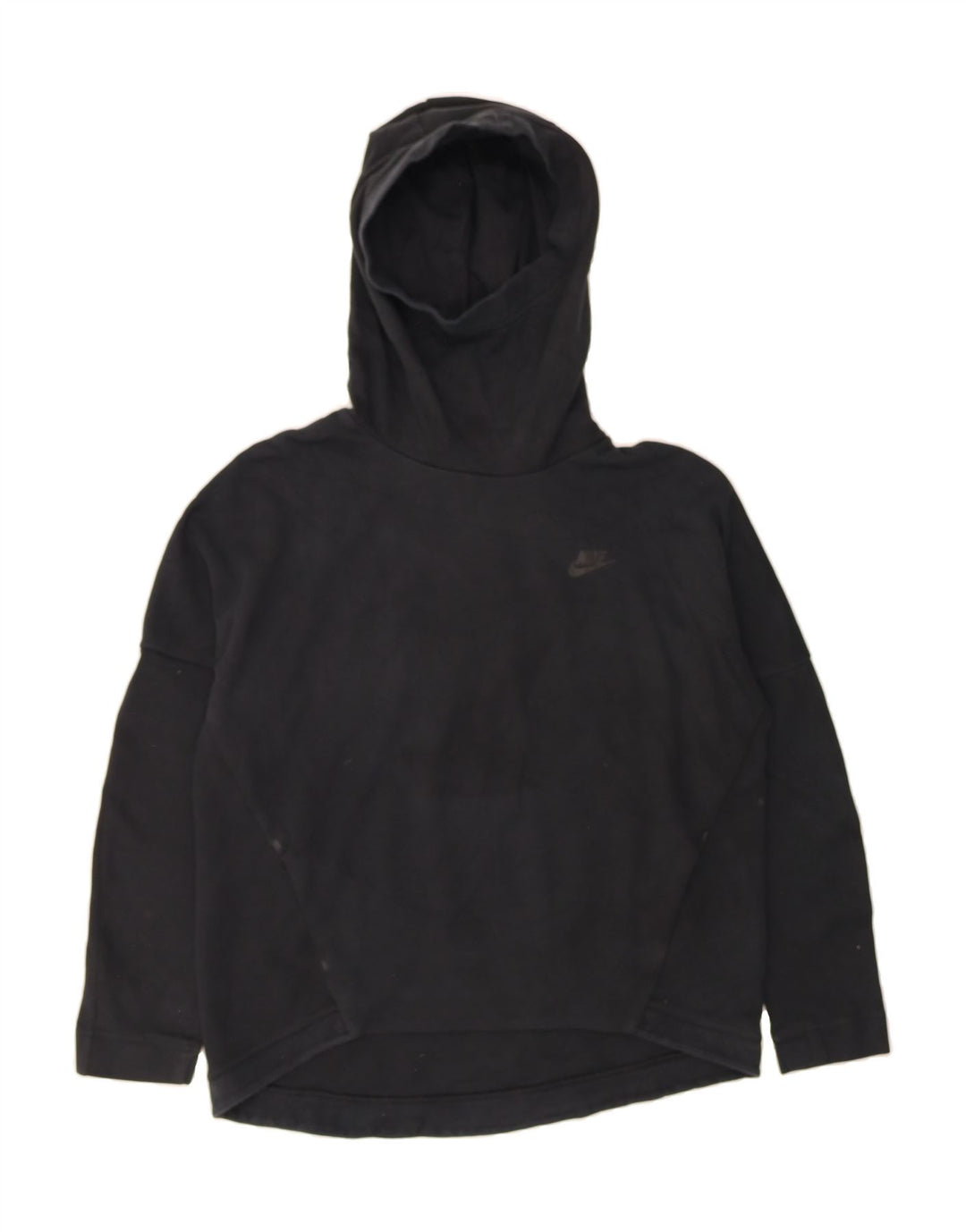 NIKE Mens Hoodie Jumper Large Black Cotton Vintage Nike and Second-Hand Nike from Messina Hembry 