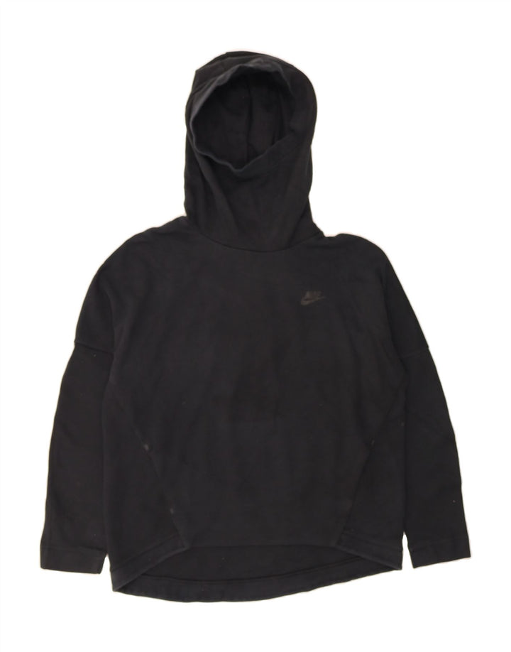 NIKE Mens Hoodie Jumper Large Black Cotton Vintage Nike and Second-Hand Nike from Messina Hembry 