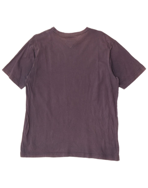 T-shirt da uomo Tommy Hilfiger Top Small in cotone blu navy