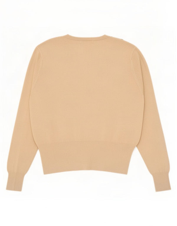 Marks & Spencer Womens Cardigan Sweater UK 18 XL Beige Viscose