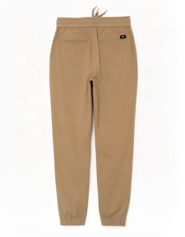 Pantaloni chino da jogging corti da donna Zara piccoli W30 L26 in cotone beige