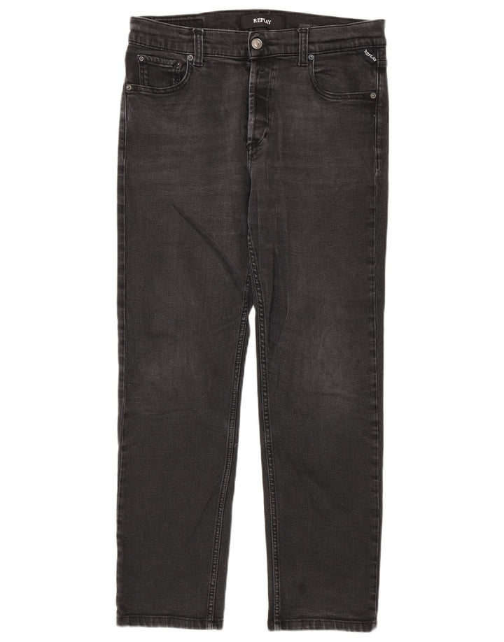 Jeans dritti da donna Replay W32 L28 Grigi
