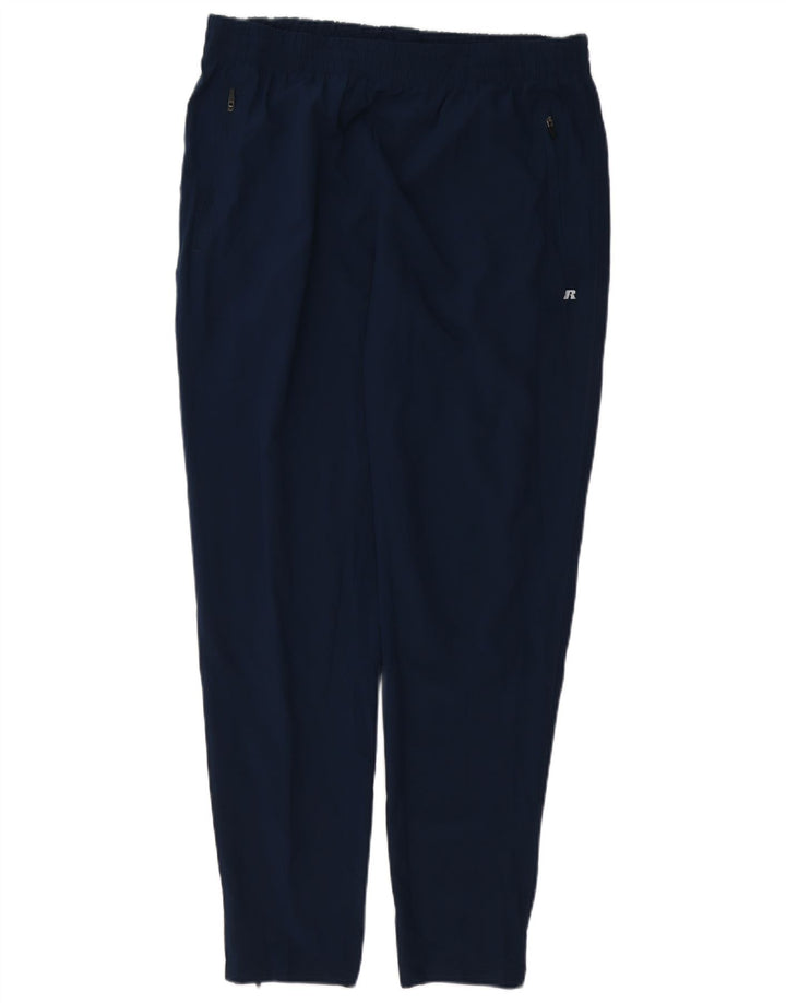 RUSSELL ATHLETIC Pantaloni da tuta Dri-Power da uomo grandi blu navy