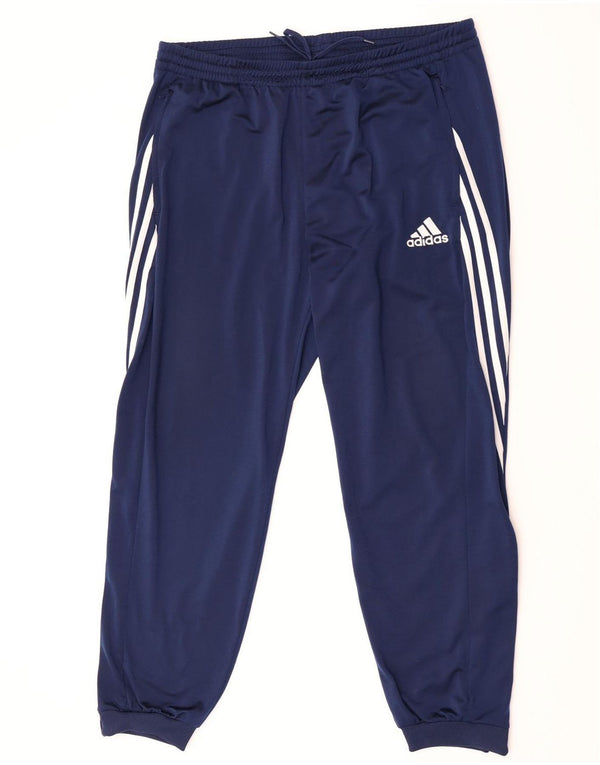 Pantaloni da tuta da uomo Adidas Joggers XL blu navy poliestere